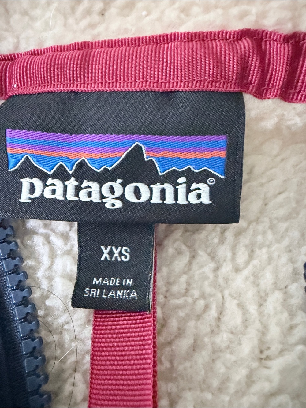Patagonia Classic Retro Pile 1/4 Zip Fleece Pullover Women’s XXS Cream Sherpa - Picture 11 of 13